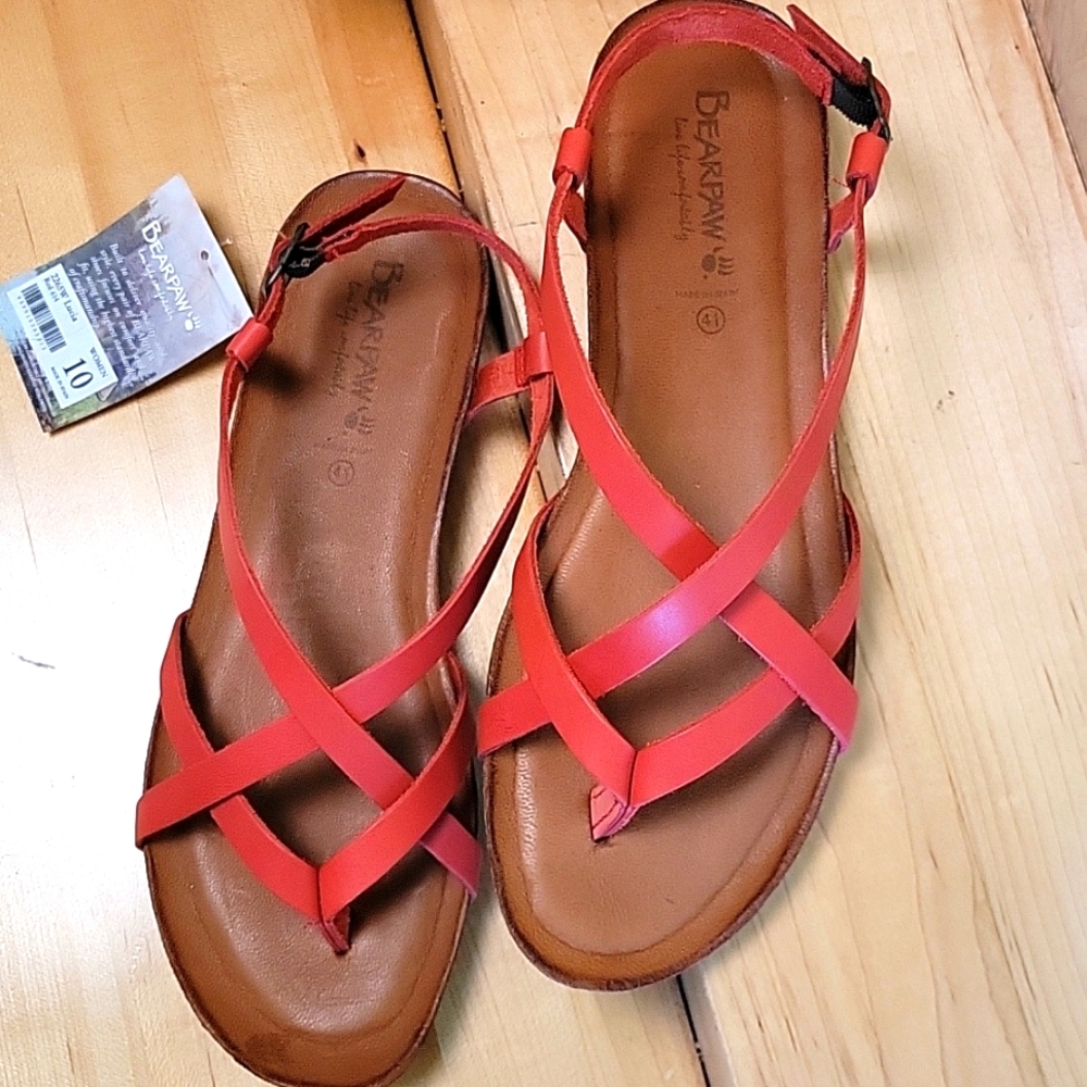 Bearpaw Lucia Red 614 Size 10